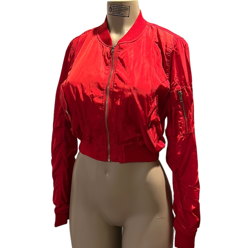 Fashion nova Red puffer jacket